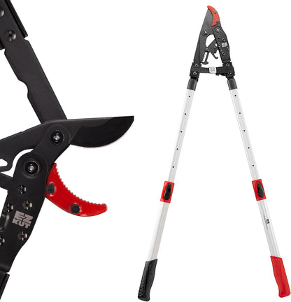 G2 Tree Trimmer Ratcheting Branch Cutter. Heavy Duty Branch Cutter. 42 inch Extendable Anvil Hand Loppers. Tree Pruner Trusted Since 1988. Chops Thick Branches with Ease.