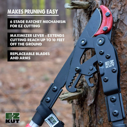 G2 Tree Trimmer Ratcheting Branch Cutter. Heavy Duty Branch Cutter. 42 inch Extendable Anvil Hand Loppers. Tree Pruner Trusted Since 1988. Chops Thick Branches with Ease.