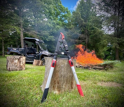 G2 Tree Trimmer Ratcheting Branch Cutter. Heavy Duty Branch Cutter. 42 inch Extendable Anvil Hand Loppers. Tree Pruner Trusted Since 1988. Chops Thick Branches with Ease.