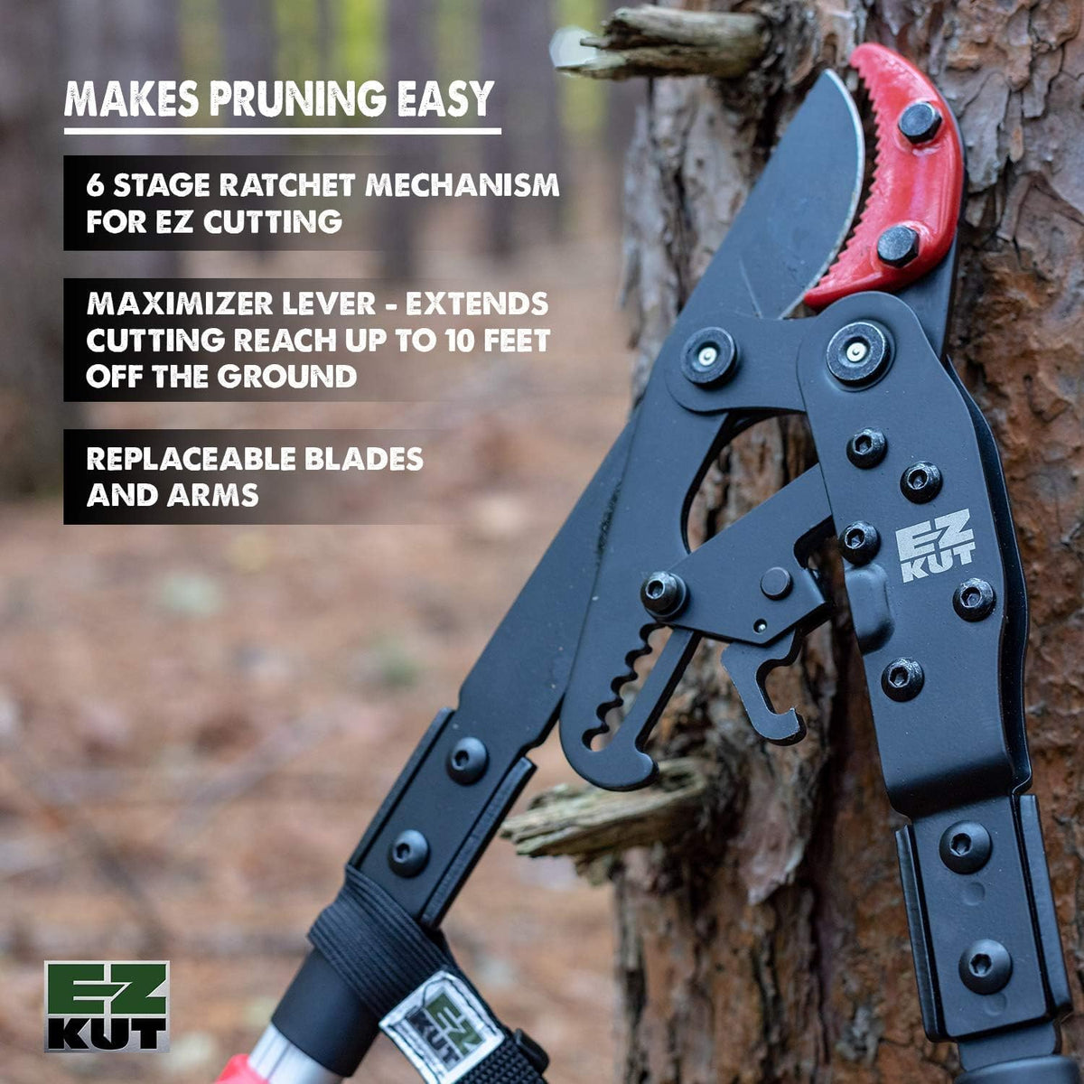 G2 Tree Trimmer Ratcheting Branch Cutter. Heavy Duty Branch Cutter. 42 inch Extendable Anvil Hand Loppers. Tree Pruner Trusted Since 1988. Chops Thick Branches with Ease.