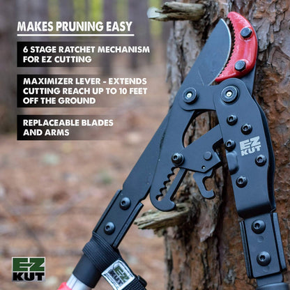 G2 Tree Trimmer Ratcheting Branch Cutter. Heavy Duty Branch Cutter. 42 inch Extendable Anvil Hand Loppers. Tree Pruner Trusted Since 1988. Chops Thick Branches with Ease.