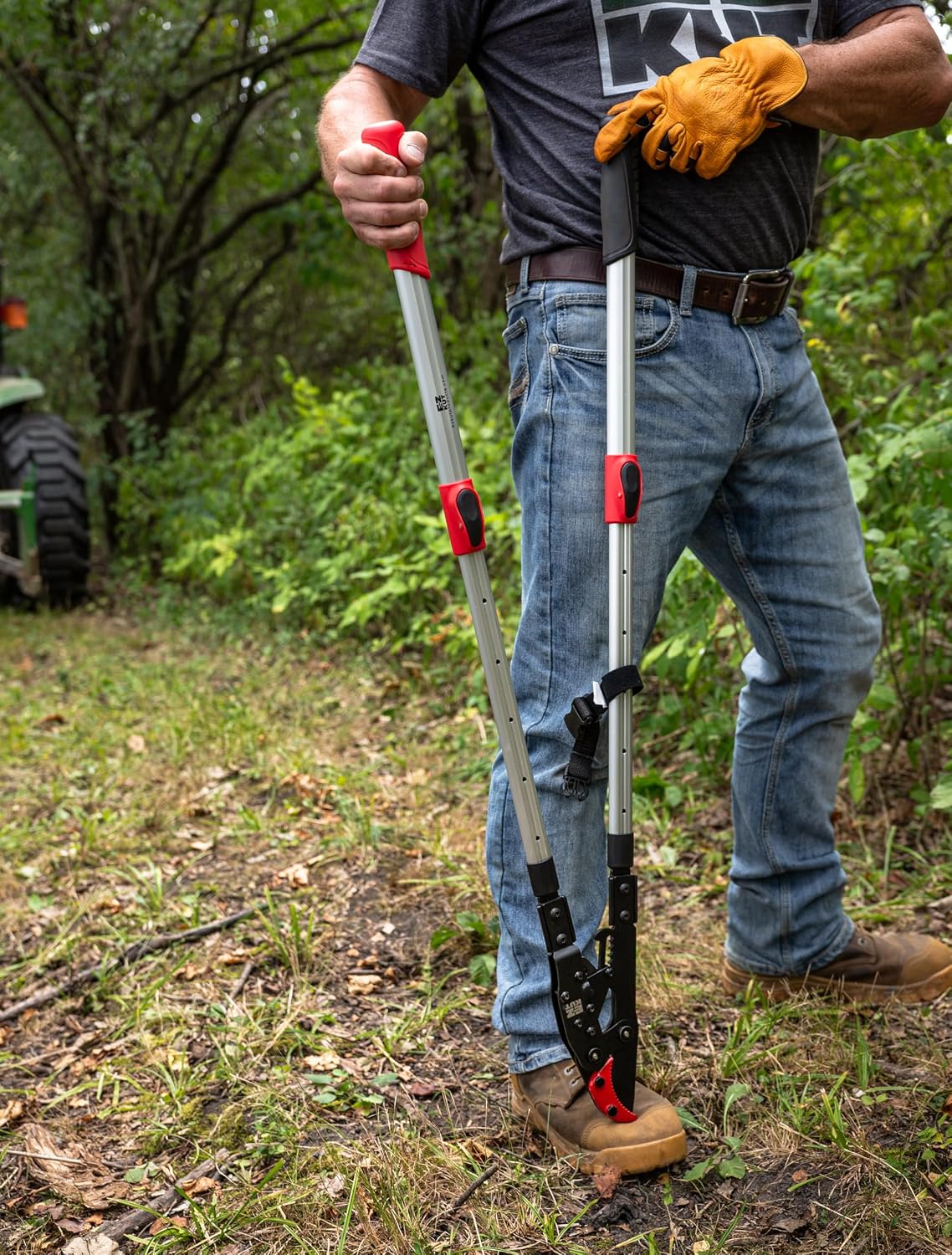 G2 Tree Trimmer Ratcheting Branch Cutter. Heavy Duty Branch Cutter. 42 inch Extendable Anvil Hand Loppers. Tree Pruner Trusted Since 1988. Chops Thick Branches with Ease.