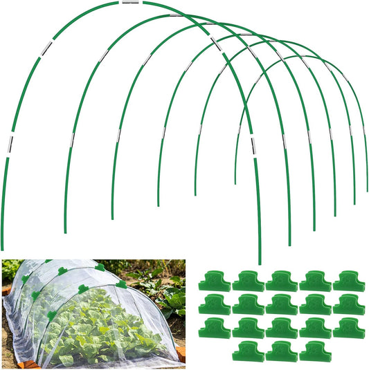 Garden Hoops for Raised Beds, 36 Pcs Greenhouse Hoops Grow Tunnel