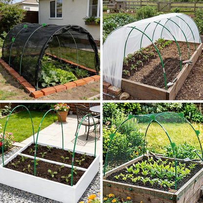Garden Hoops for Raised Beds, 36 Pcs Greenhouse Hoops Grow Tunnel