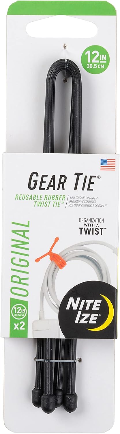 Original Gear Tie 2 Pack Made in The USA