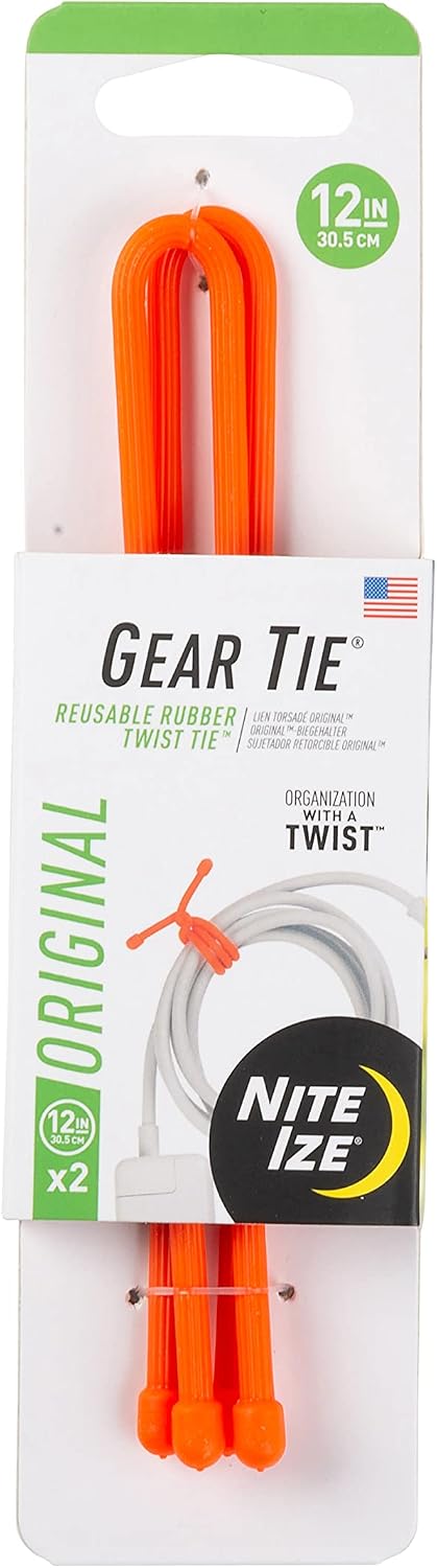Original Gear Tie 2 Pack Made in The USA