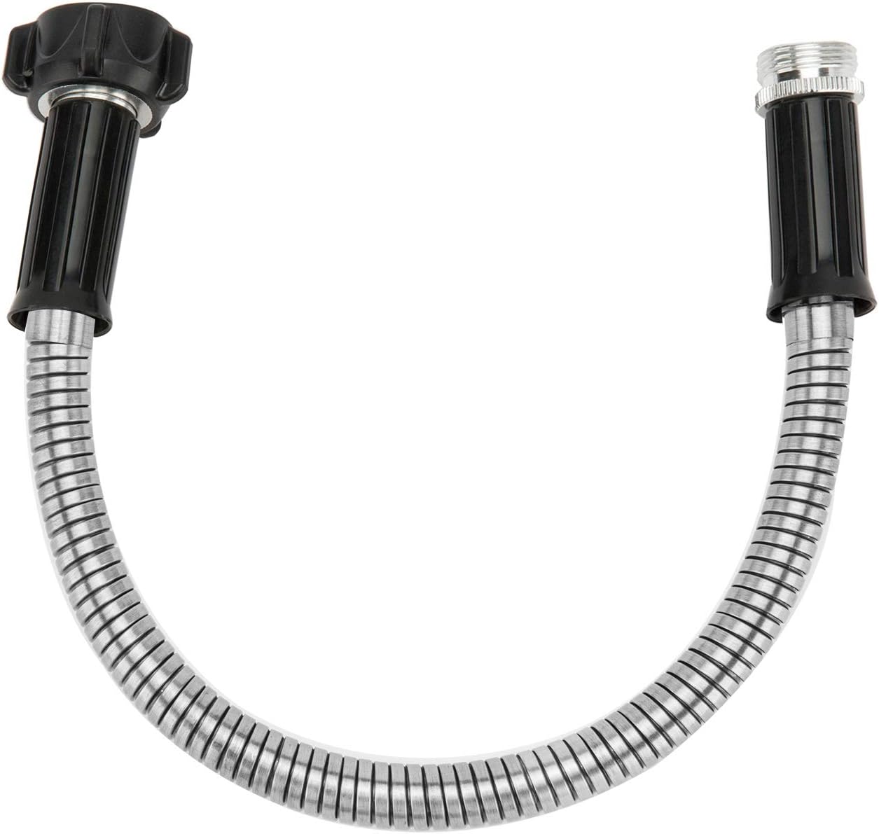 304 Stainless Steel 3 Feet Short Garden Hose with Female to Male Connector, Water Hose, Metal Hose, Outdoor Hose (3ft)