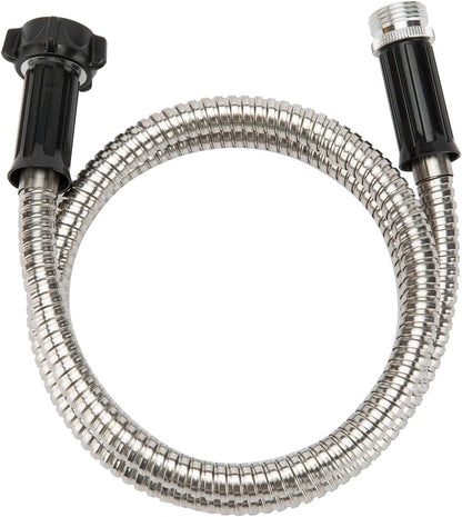 304 Stainless Steel 3 Feet Short Garden Hose with Female to Male Connector, Water Hose, Metal Hose, Outdoor Hose (3ft)