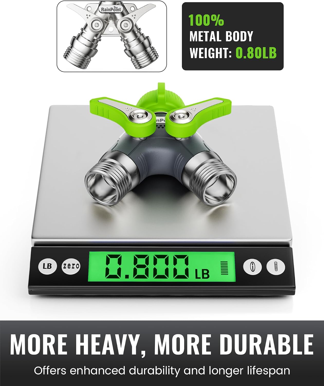 2 Way Garden Hose Splitter