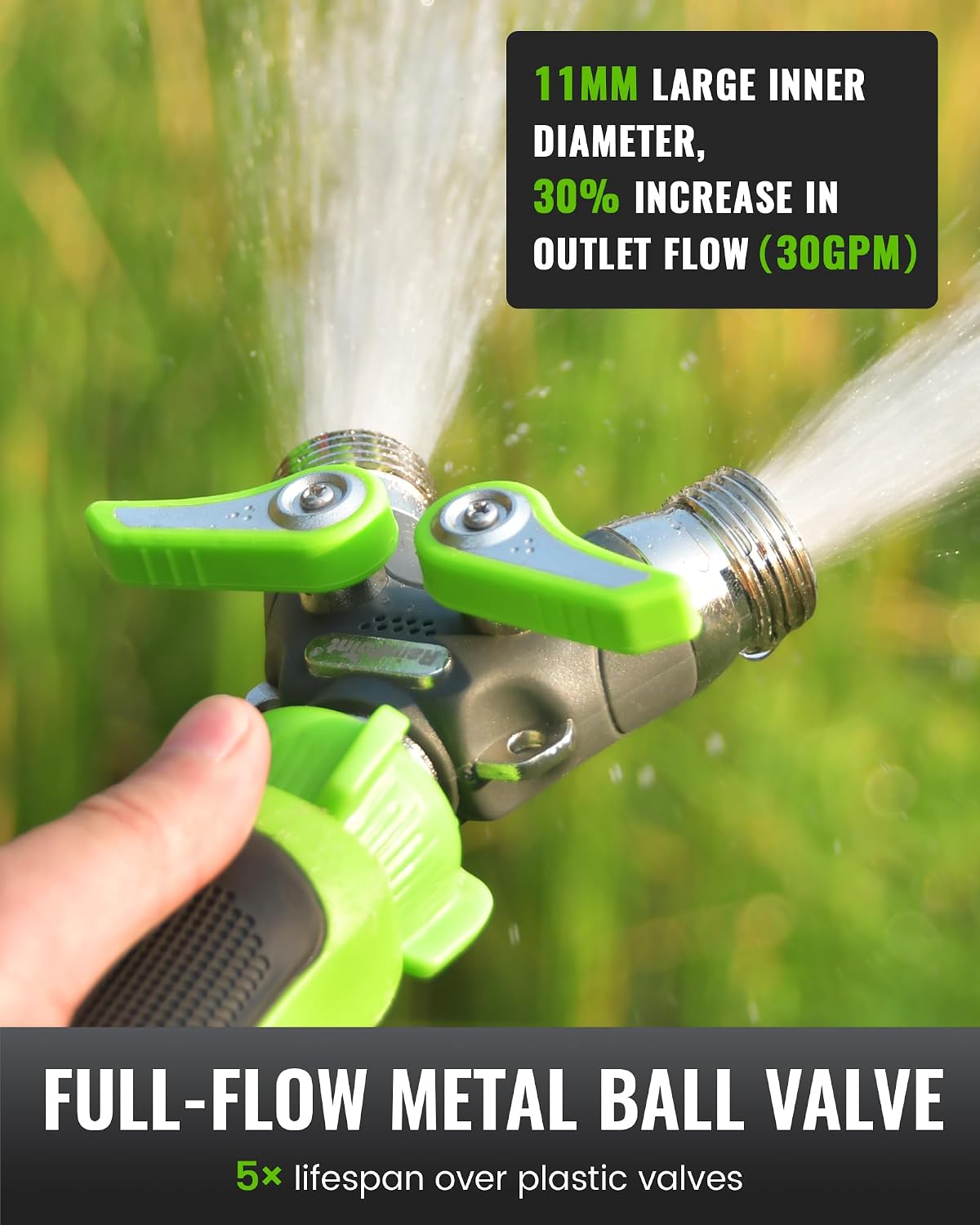 2 Way Garden Hose Splitter