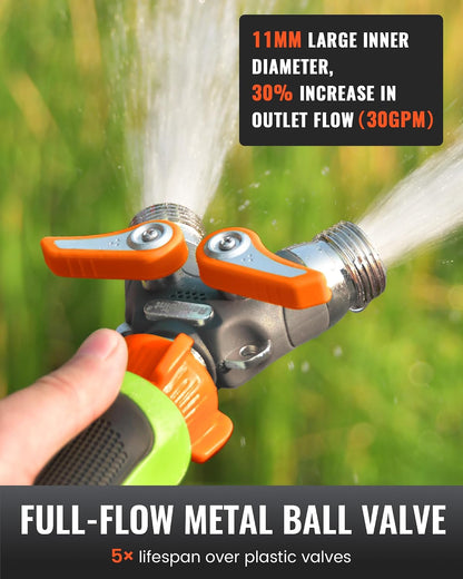 2 Way Garden Hose Splitter