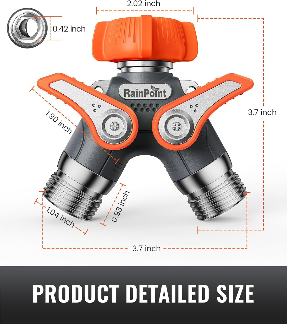 2 Way Garden Hose Splitter