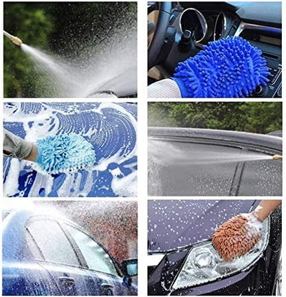 39" High Pressure Power Washer Wand for Garden Hose, Flexible Jet Nozzle Sprayer with 3 Spray Tips, Gutter Cleaner & Car Wash Hose Attachment (Blue)