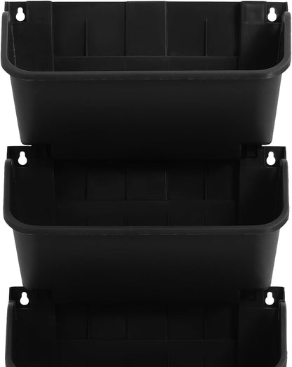 Self-Watering Wall-Mounted Planter, 18 Pots Wall Mounted Plastic Plant Grow Pot Vertical Garden Planter with Intelligent Control & Adjustable Irrigation System for Indoor Outdoor (Green, 18 Pots)