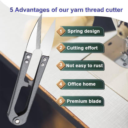 3pcs Sewing Scissors,4.27in Multi-Color Sharp Yarn Snips,Portable Mini Thread Cutters,Sewing Snips Trimming Nipper for DIY Supplies Embroidery Fishing Crafts Plants