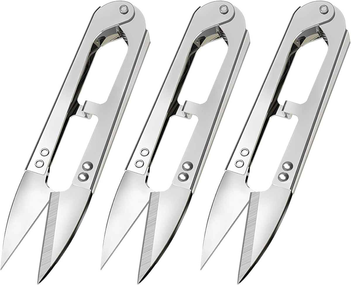 3pcs Sewing Scissors,4.27in Multi-Color Sharp Yarn Snips,Portable Mini Thread Cutters,Sewing Snips Trimming Nipper for DIY Supplies Embroidery Fishing Crafts Plants