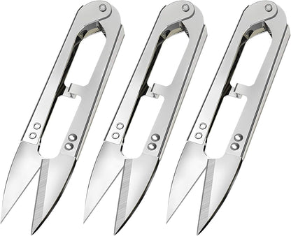 3pcs Sewing Scissors,4.27in Multi-Color Sharp Yarn Snips,Portable Mini Thread Cutters,Sewing Snips Trimming Nipper for DIY Supplies Embroidery Fishing Crafts Plants