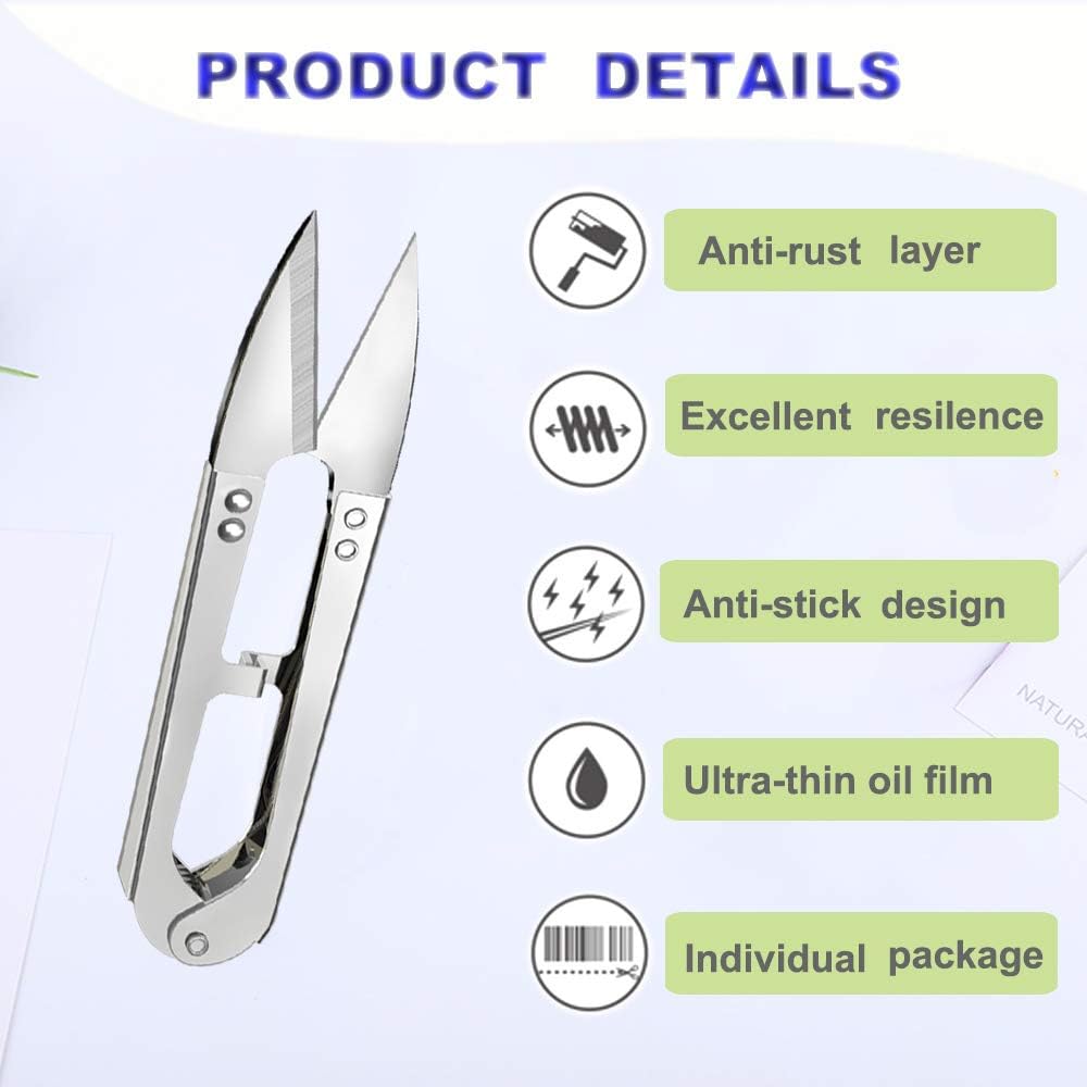 3pcs Sewing Scissors,4.27in Multi-Color Sharp Yarn Snips,Portable Mini Thread Cutters,Sewing Snips Trimming Nipper for DIY Supplies Embroidery Fishing Crafts Plants