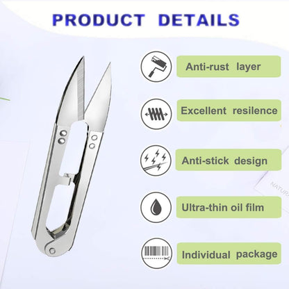 3pcs Sewing Scissors,4.27in Multi-Color Sharp Yarn Snips,Portable Mini Thread Cutters,Sewing Snips Trimming Nipper for DIY Supplies Embroidery Fishing Crafts Plants