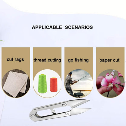 3pcs Sewing Scissors,4.27in Multi-Color Sharp Yarn Snips,Portable Mini Thread Cutters,Sewing Snips Trimming Nipper for DIY Supplies Embroidery Fishing Crafts Plants