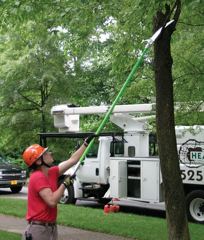 LS-Series Hollow Core Landscaping Tree Trimming Kit | 16” Barracuda Saw Blade | 18-Foot Reach | Fiberglass Poles with Leaf Spring Locking Buttons | Tree Pruning & Trimming Tool