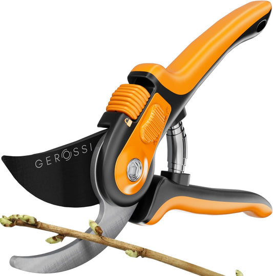 Bypass Pruning Shears and Hand Pruners for Gardening, Garden Clippers