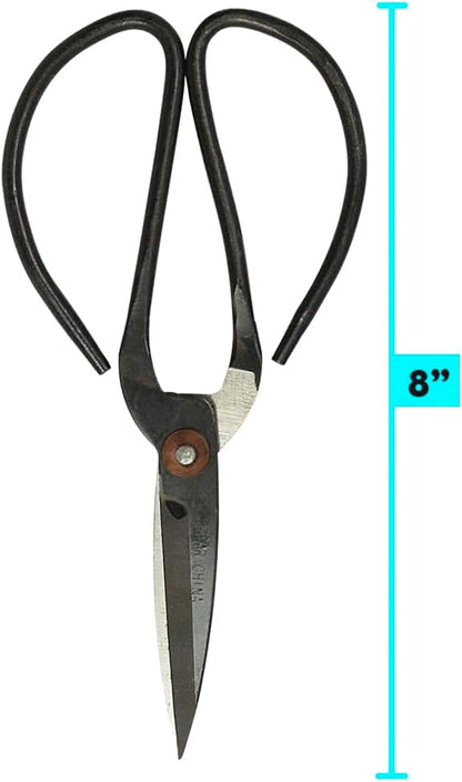 Chinese Scissors with Super Sharp Edges Suitable for Embroidery, sewing, Craft, Art Work, and Everyday Usage (8-6-4-Inch Bundle)