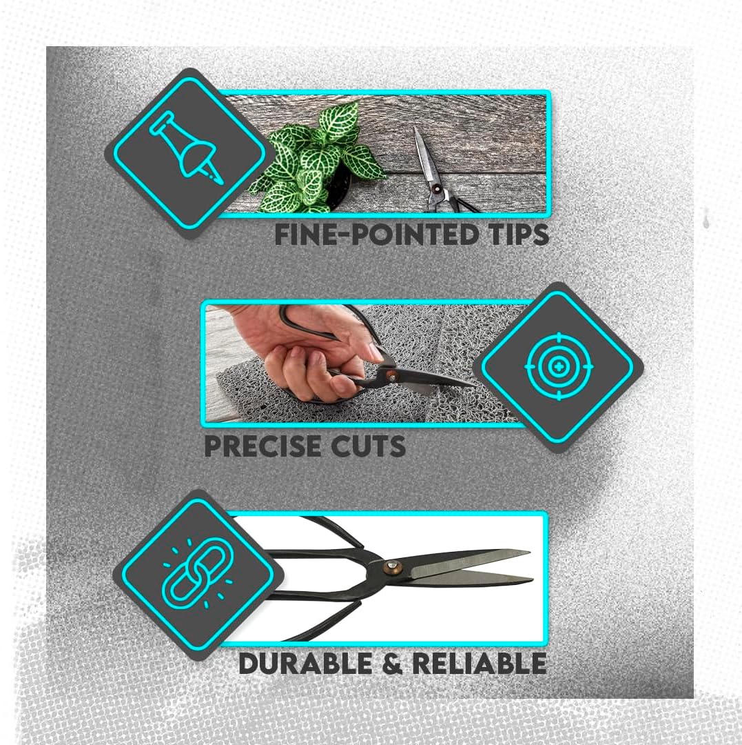 Chinese Scissors with Super Sharp Edges Suitable for Embroidery, sewing, Craft, Art Work, and Everyday Usage (8-6-4-Inch Bundle)
