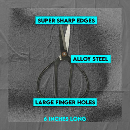 Chinese Scissors with Super Sharp Edges Suitable for Embroidery, sewing, Craft, Art Work, and Everyday Usage (8-6-4-Inch Bundle)