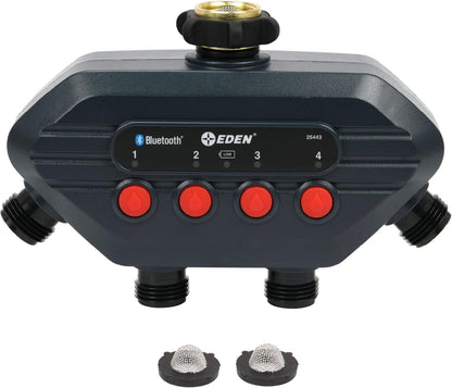 93443 4-Zone Bluetooth Water Timer |, Stainless Steel Washers