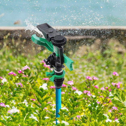 1/2 Inch Plastic Impact Sprinklers Heads Adjustable 0-360 Degree Pulsating Oscillating Watering Sprinkler Head for Garden Law Grass Yard Irrigation Supplies (4 Pieces)