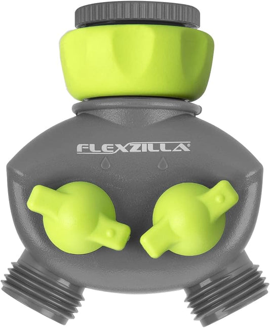2-Way Hose Splitter, ZillaGreen/Gray - HFZGA60