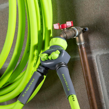 2-Way Hose Splitter, ZillaGreen/Gray - HFZGA60