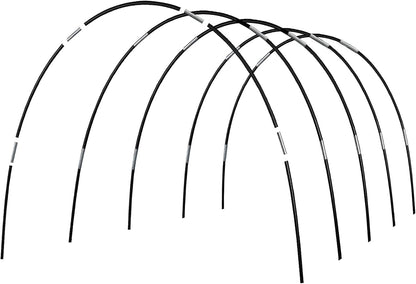 Garden Hoops Grow Tunnel, 12 Sets of 7FT Greenhouse Row Cover Hoops, 60 pcs