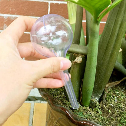 Pynqdfu 12 Pcs Large Plastic Self-Watering Bulbs,Clear Automatic Watering Globes,Clear Automatic Watering Bulbs for Plants,Graden,Flowers