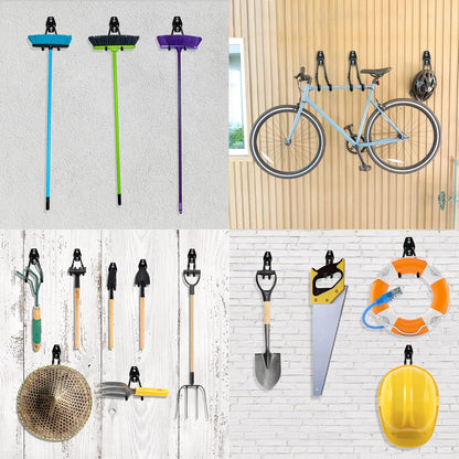 12 Pack Garage Hooks Heavy Duty, Wall Mount Ladder Hooks
