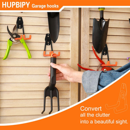 12 Pack Garage Hooks Heavy Duty, Wall Mount Ladder Hooks