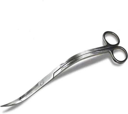 Aquarium Scissors Stainless Steel Mirror Wave Scissors