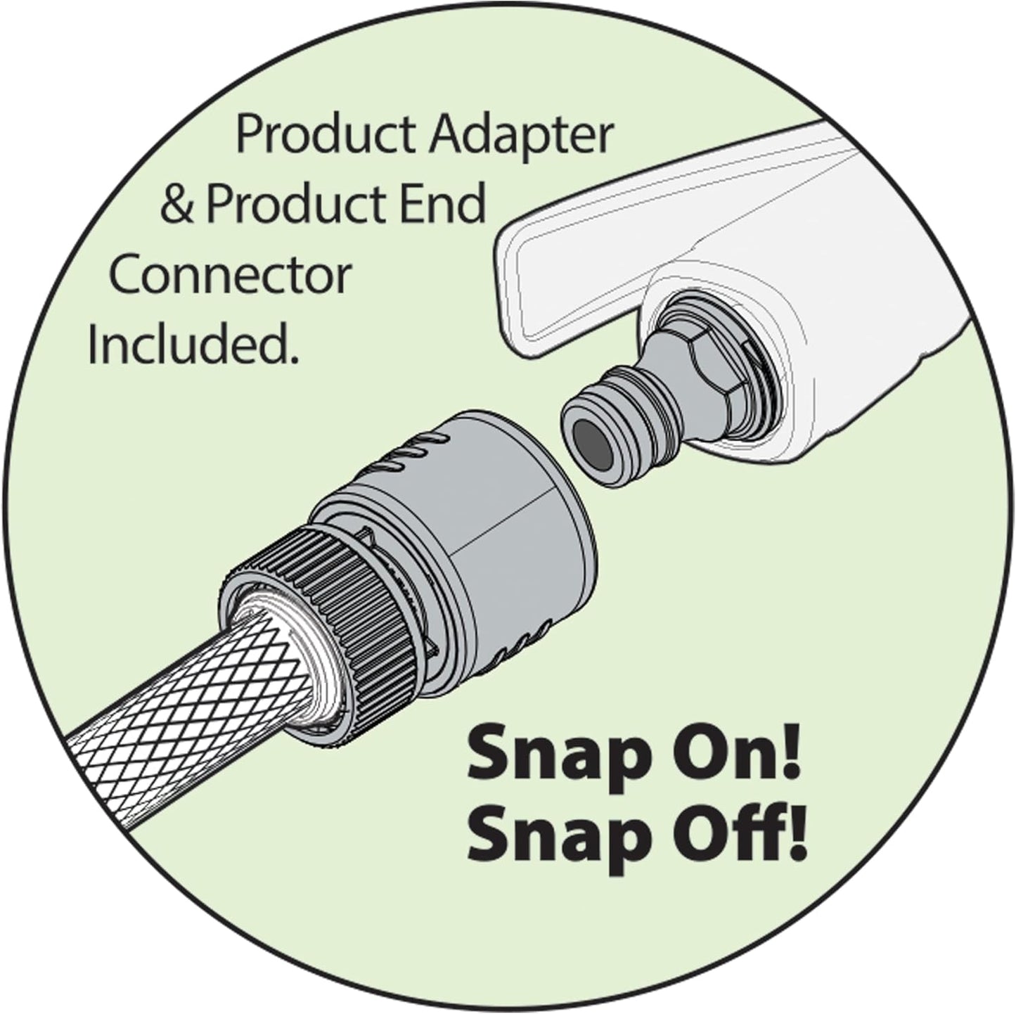 XT Metal 7-Pattern Hose Nozzle: Rear Trigger, Slip-Resistant Grip