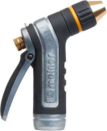 XT Metal 7-Pattern Hose Nozzle: Rear Trigger, Slip-Resistant Grip