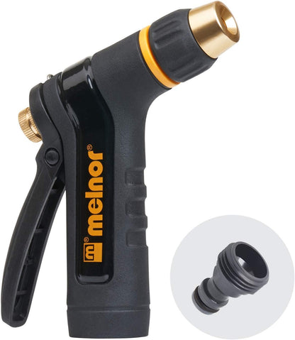 XT Metal 7-Pattern Hose Nozzle: Rear Trigger, Slip-Resistant Grip