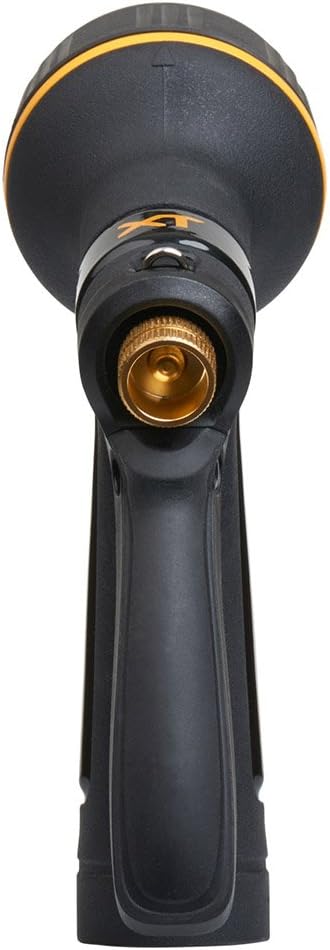 XT Metal 7-Pattern Hose Nozzle: Rear Trigger, Slip-Resistant Grip