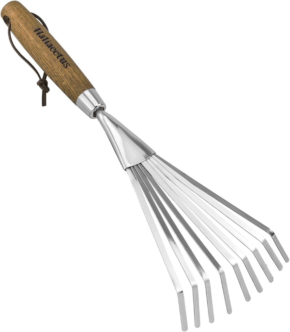Garden Hand Rake, 14.6'' Small Garden Rake for Tight Areas