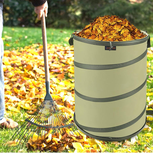 45 Gallon Collapsible Garden Bag Hard Bottom