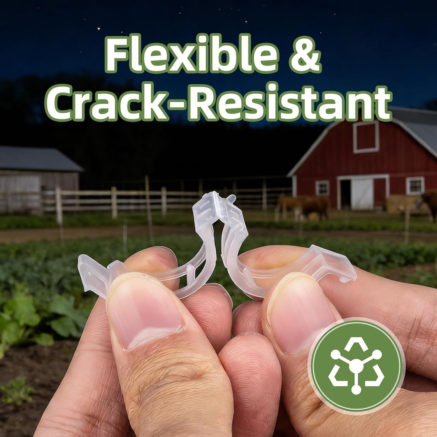 300Pcs Plant Clips, Plant Support Clips Plastic Trellis Clips