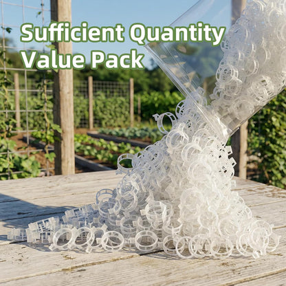 300Pcs Plant Clips, Plant Support Clips Plastic Trellis Clips