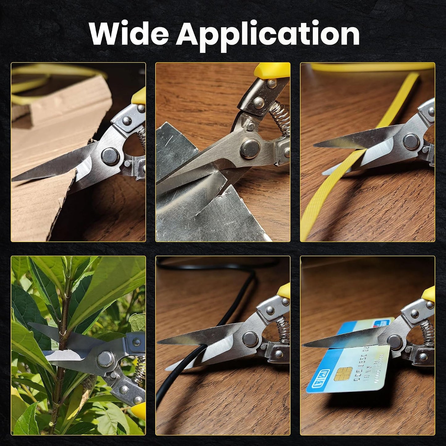 8.7 Inch Tin Snips Heavy Duty Metal Cutter