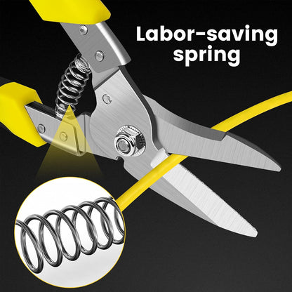 8.7 Inch Tin Snips Heavy Duty Metal Cutter