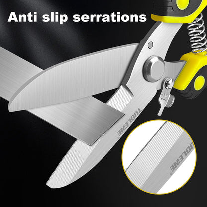 8.7 Inch Tin Snips Heavy Duty Metal Cutter