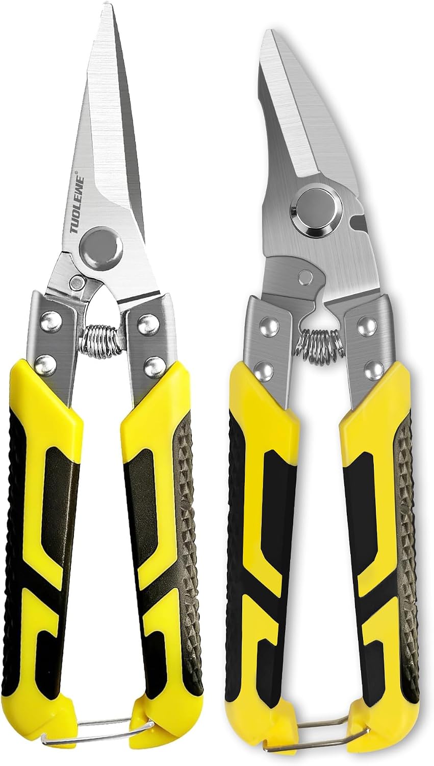 8.7 Inch Tin Snips Heavy Duty Metal Cutter